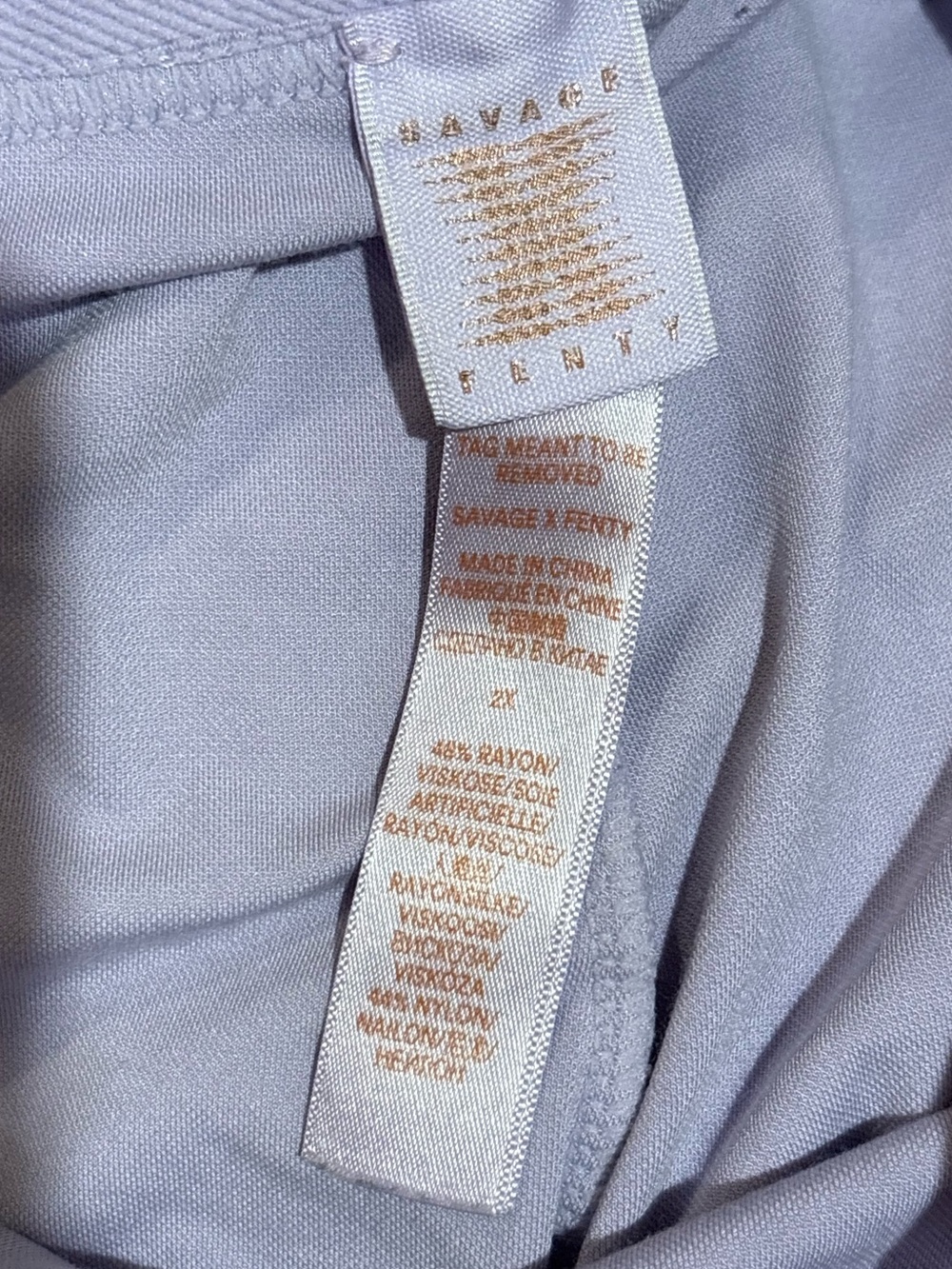Savage X Fenty Women’s Lavender Forever Savage Leggings Size 2X - Picture 7 of 7